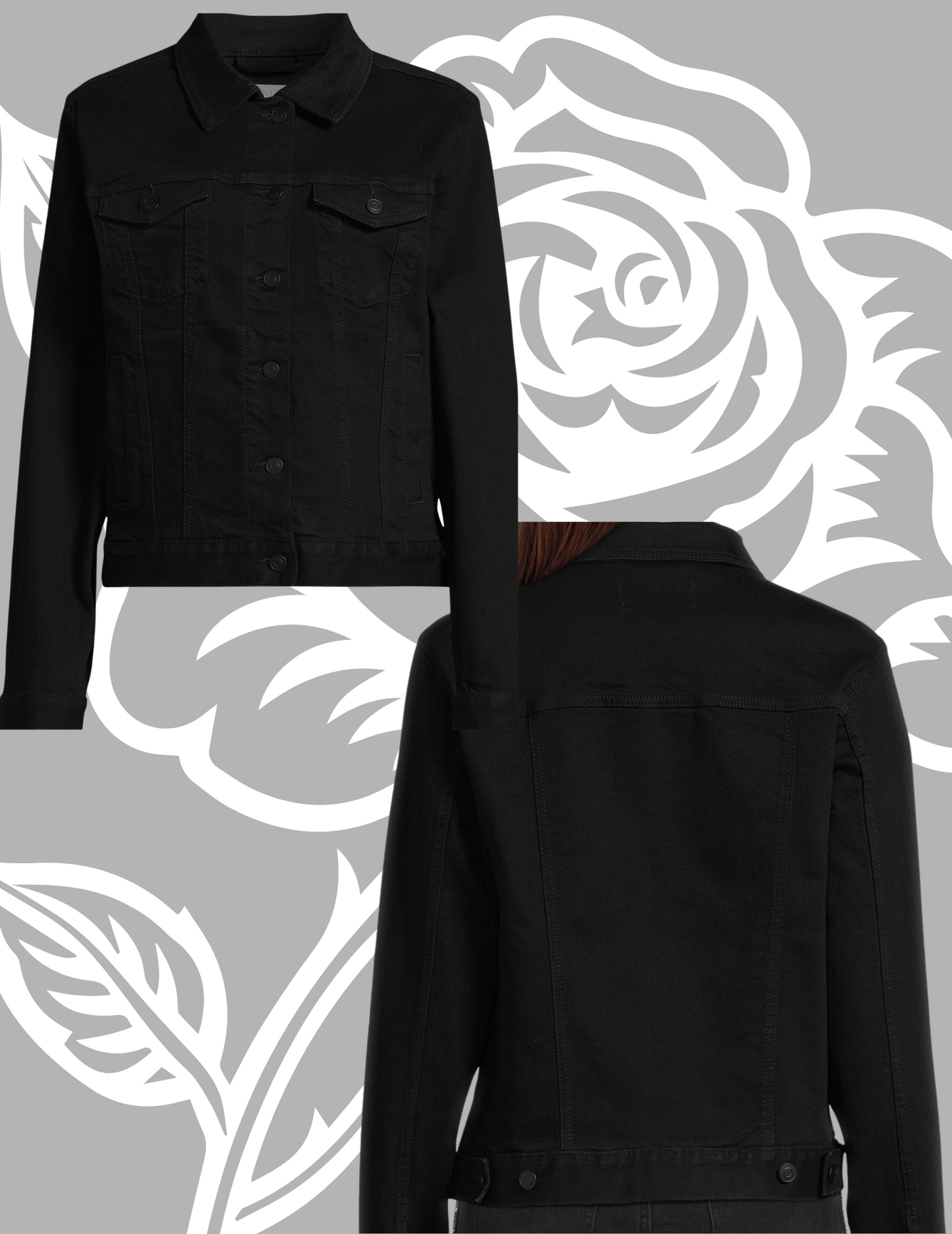 Black Jean Jacket