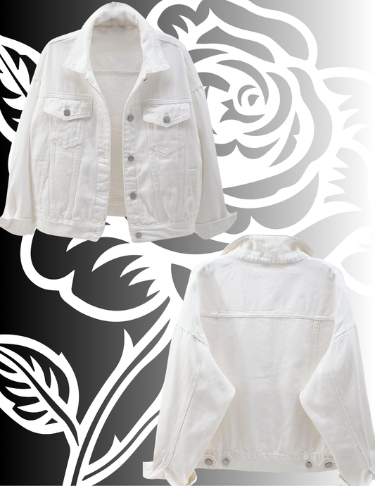 White Jean Jacket